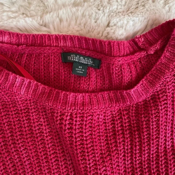 Wild Fable target Small multicolored knit sweater size extra small - Picture 2 of 3